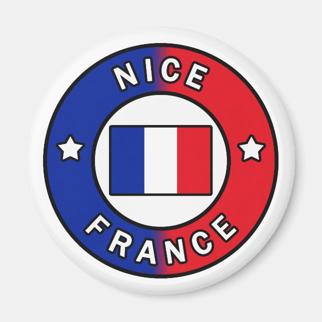 Nice Frankrike Magnet (Framsidan)