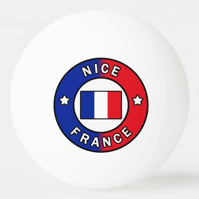 Nice Frankrike Pingisboll (Framsidan)