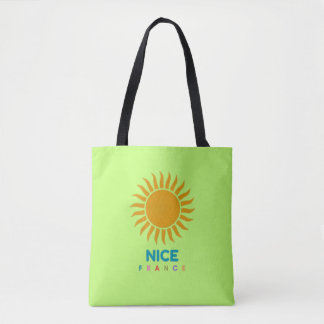 Nice Frankrike Tote Bag Tygkasse