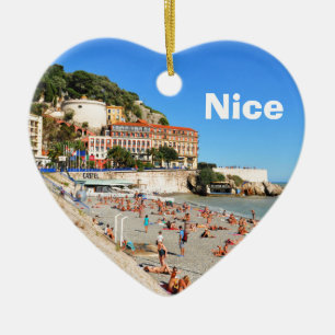 Nice. Franska Riviera Julgransprydnad Keramik