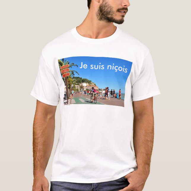 Nice. Franska Riviera Tee Shirt (Framsida)