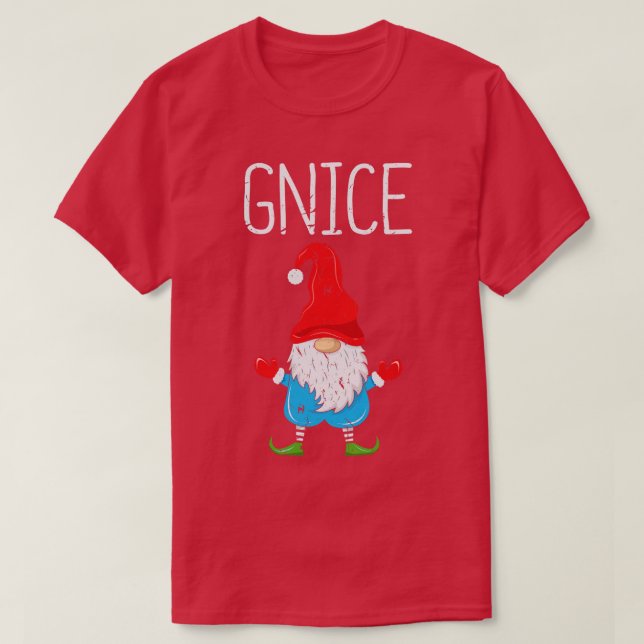 Nice Garden Gnome T Shirt (Design framsida)