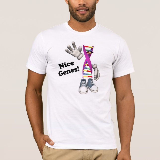 Nice Genes Funny DNA Tee (Framsida)