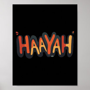 Nice Haayah Ttle Gråter kostym för Karate Älskare Poster