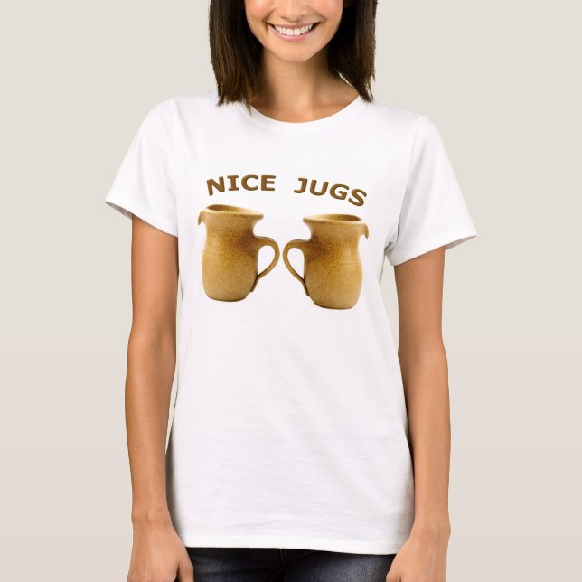 Nice Jugs Women's T-Shirt (Framsida)