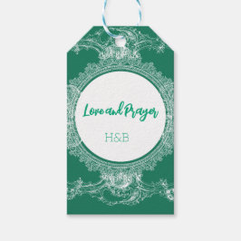 Nice Love Green Sticker Presentetikett