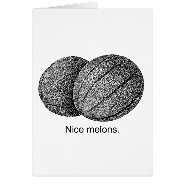 NICE MELONS -.png Hälsningskort (Framsidan)