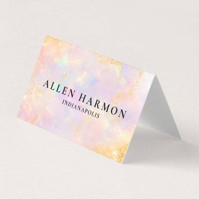 Nice Minimal Custom Family Name | 5-Minute Edit Visitkort (Framsida)