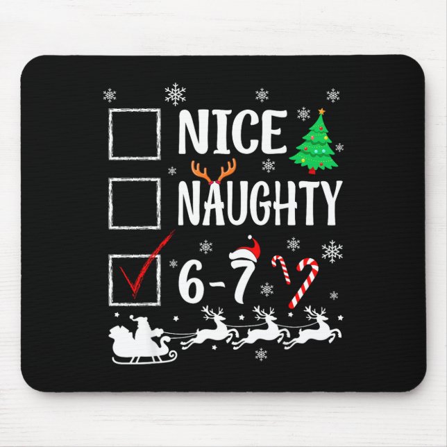 Nice Naughty 67 Funny Christmas Brainrot Six Seven Musmatta (Framsidan)