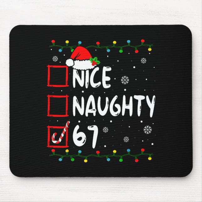 Nice Naughty 6 7 Meme 67 Christmas Six Seven Xmas  Musmatta (Framsidan)