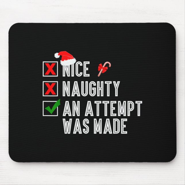 Nice Naughty An Attempt Was Made Merry Christmas S Musmatta (Framsidan)