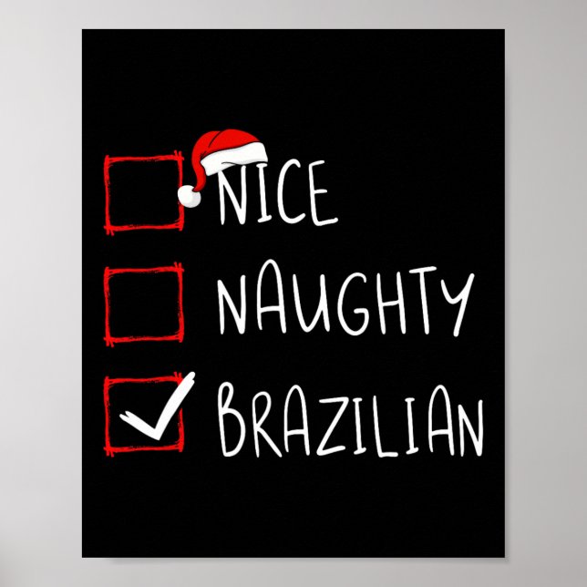 Nice Naughty Brazilian jul Brasilien Roots Heri Poster (Framsidan)