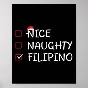 Nice Naughty Filipino Heritage jul Philippin Poster