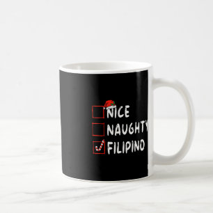 Nice Naughty Filipino jul Filippinerna Julafton H Kaffemugg