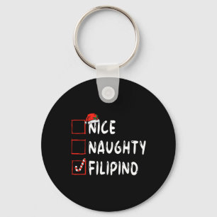 Nice Naughty Filipino jul Filippinerna Julafton H Nyckelring