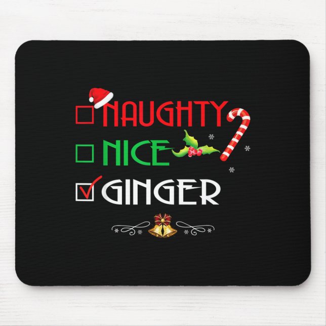Nice Naughty Ginger Group Matching Christmas  Musmatta (Framsidan)