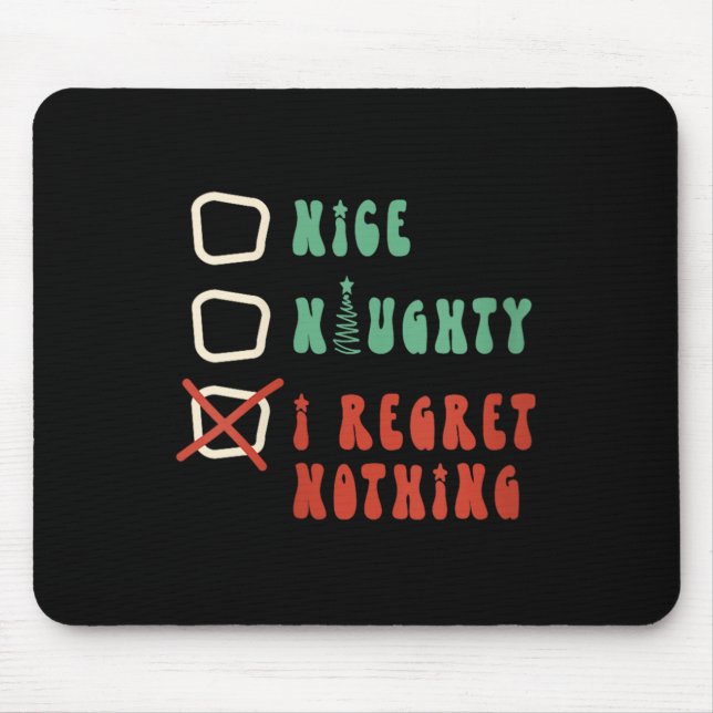 Nice Naughty I Swear I Tried V-neck  Musmatta (Framsidan)