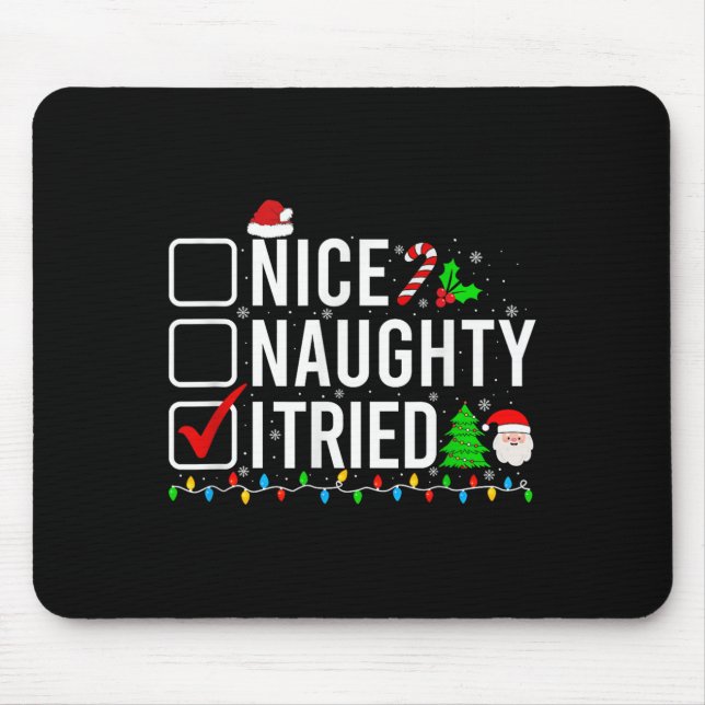 Nice Naughty I Tried Family Xmas Pajama Funny Chri Musmatta (Framsidan)