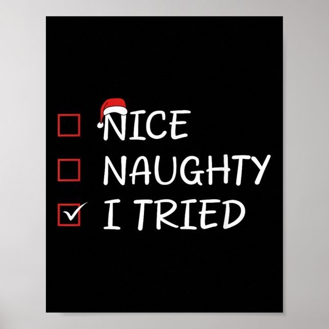 Nice Naughty I Tried  Poster (Framsidan)