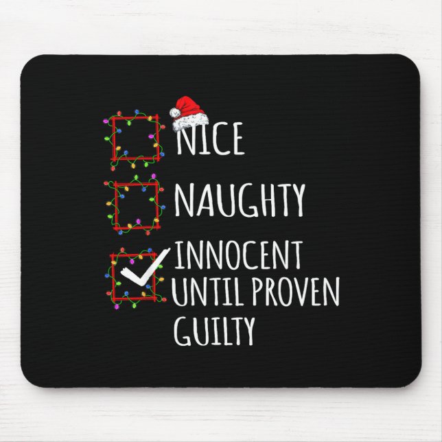 Nice Naughty Innocent Until Proven Guilty Christma Musmatta (Framsidan)