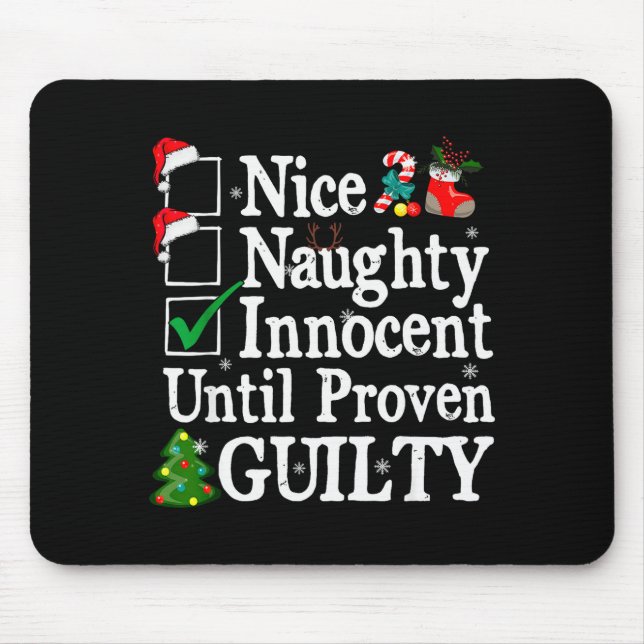 Nice Naughty Innocent Until Proven Guilty Christma Musmatta (Framsidan)