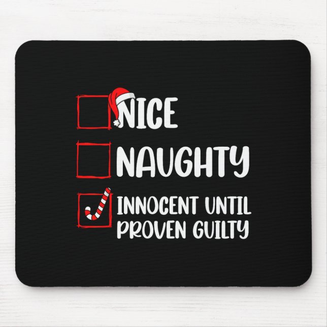 Nice Naughty Innocent Until Proven Guilty Christma Musmatta (Framsidan)