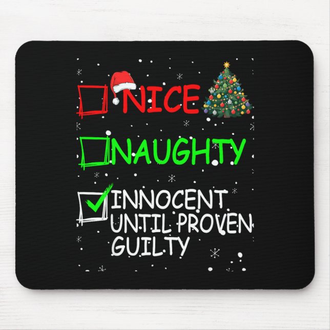 Nice Naughty Innocent Until Proven Guilty Christma Musmatta (Framsidan)