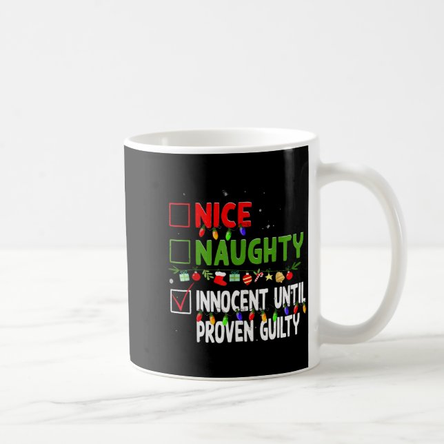 Nice Naughty Innocent Until Proven Guilty Family C Kaffemugg (Höger)