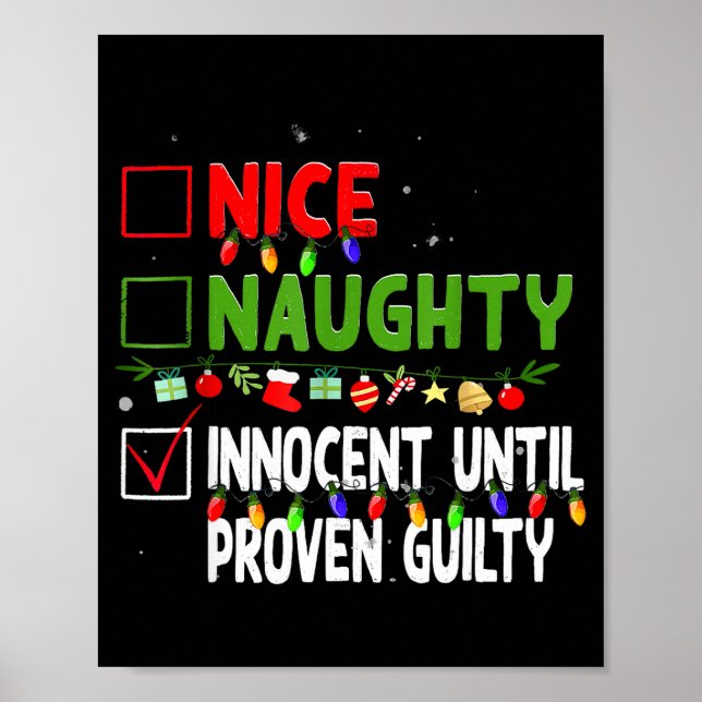 Nice Naughty Innocent Until Proven Guilty Family C Poster (Framsidan)