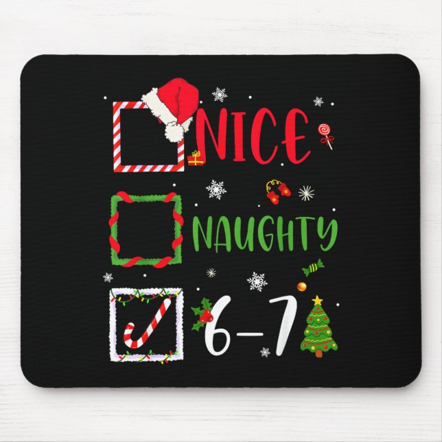 Nice Naughty List 67 Christmas Brainrot Funny 6-7  Musmatta (Framsidan)