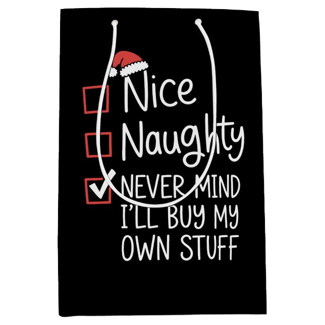 Nice Naughty Never Mind I'll Buy My Own Stuff Xmas (Framsidan)