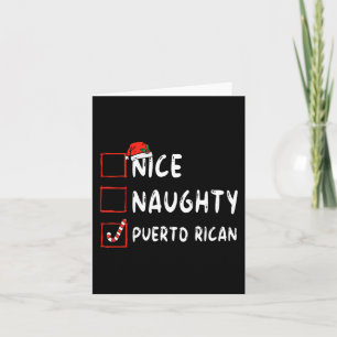 Nice Naughty Puerto Rican jul Puerto Rico He Kort