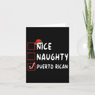 Nice Naughty Puerto Rican jul Puerto Rico He Kort
