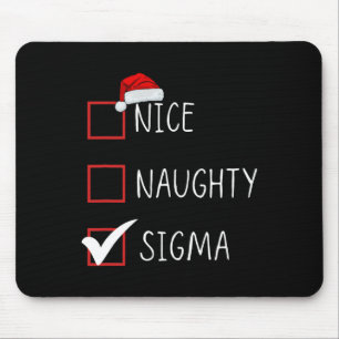Nice Naughty Sigma List Jultomten Funny Sarcasti Musmatta