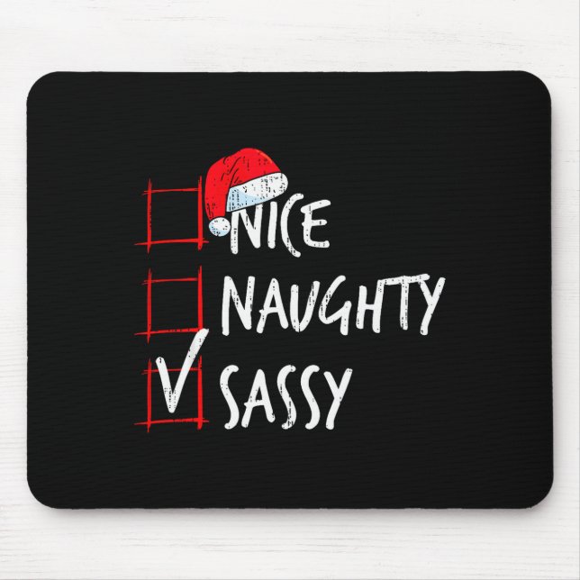 Nice Naughty Sy Christmas List Santa Costume Xmas  Musmatta (Framsidan)