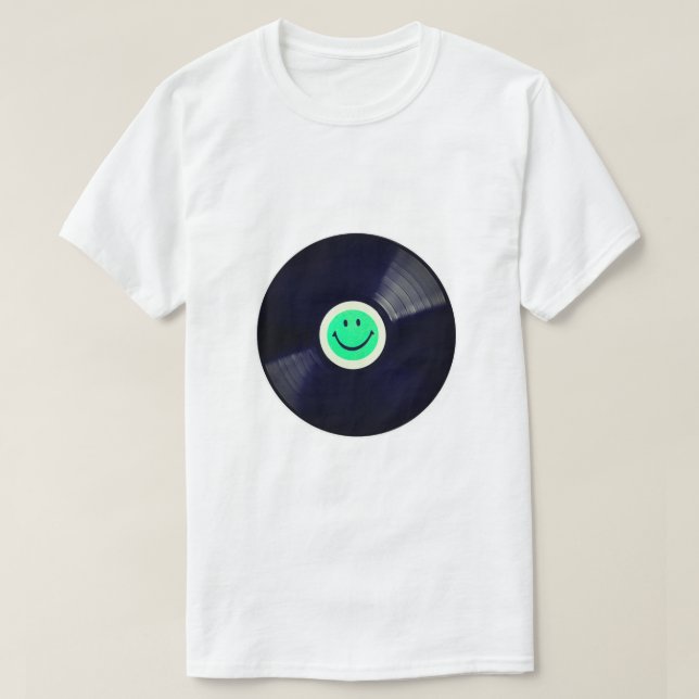 Nice neon Happy face – Happiness – smiling face T Shirt (Design framsida)