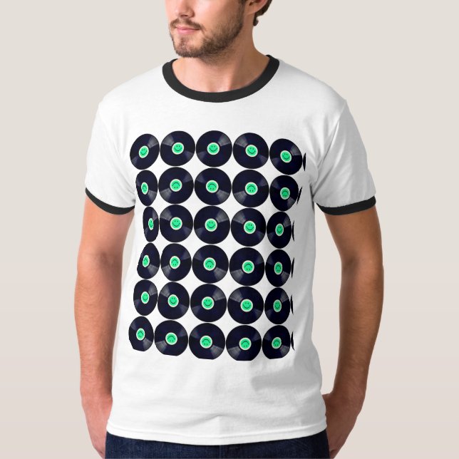 Nice neon Happy face – Happiness – smiling face T Shirt (Framsida)