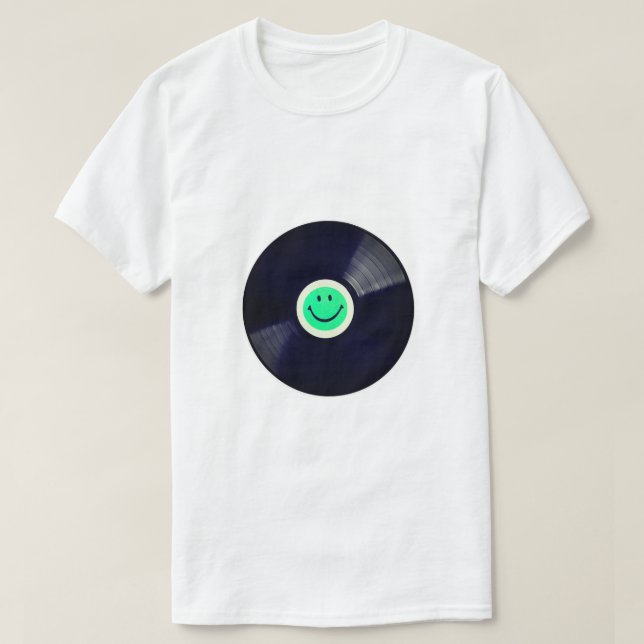 Nice neon Happy face – Happiness – smiling face T Shirt (Design framsida)