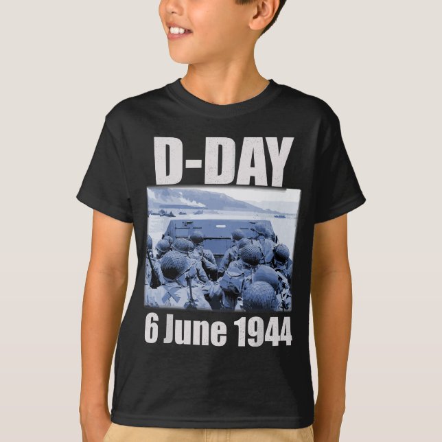 Nice Normany Landings Invasion D-Day T Shirt (Framsida)