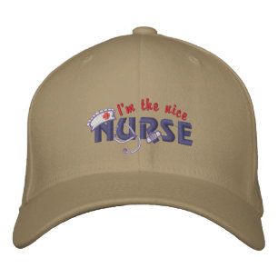 Nice Nurse Broderad Keps