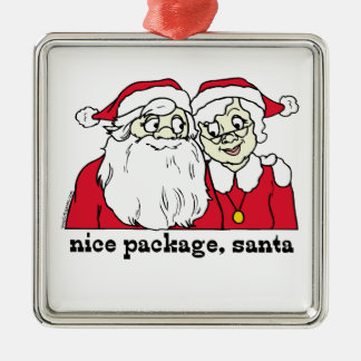 Nice Paket Jultomten Julgransprydnad Metall