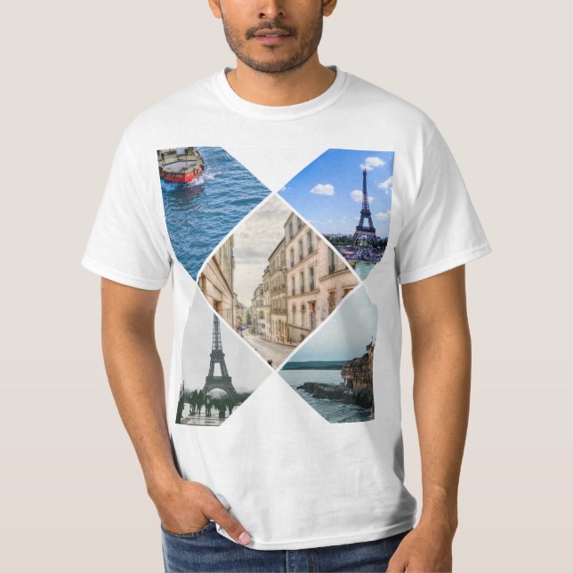 nice paris design t shirt (Framsida)