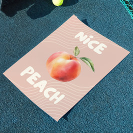 Nice Peach | Utskrift från badrum | Trendigets väg Poster