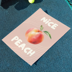 Nice Peach Utskrift från badrum Trendigets väg Poster