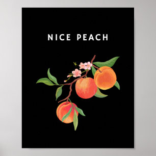 Nice Peach Wall Art Poster