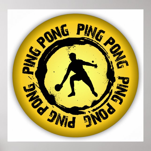 Nice Ping Pong Seal Poster (Framsidan)
