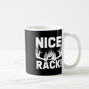 Nice Rack Antlers Hjort Funny Hunter Humor Kaffemugg