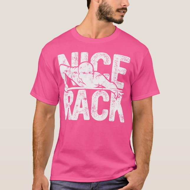 Nice Rack Billiard T Shirt (Framsida)