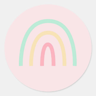 nice rainbow runt klistermärke