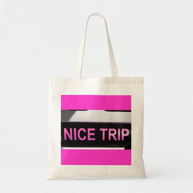 ~Nice Resa~ TOTE BAG, ANPASSAT DET! Tygkasse (Framsidan)